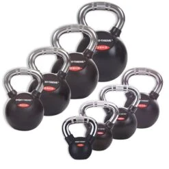 Sport-Thieme Kettlebell-Set "Gummiert Mit Chrom-Griff" -Functional Training Store 132 0930
